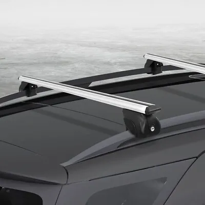 Roof Racks Black (Pair) | Fits Nissan Pathfinder (R52) | Fits Rails 9/2013 On • $129