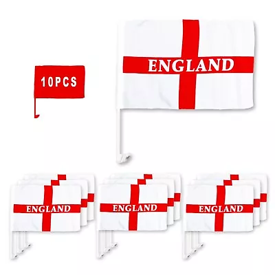 England Car Window Flag X 10 - FIFA Football World Cup St George's Day • £9.95