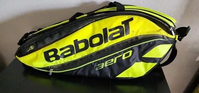 Babolat Pure Aero 9 Pack Tennis Bag Yellow And Black Isothermal Bag • $55