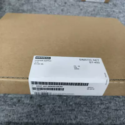 1pc New Siemens S7-400 Power Module 6ES7407-0DA02-0AA0 6ES7 407-0DA02-0AA0 • $306