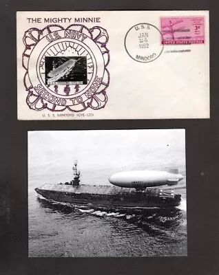 U.S.S. Mindoro (CVE-120) - Naval Ship's Cover - January 24 1952 - Gmahle Cachet • $4.99