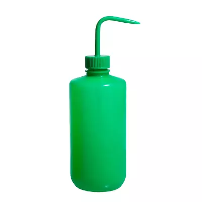 500ml Washing BottleGreen LDPE BottleBent MouthPlastic Labware • $11.99