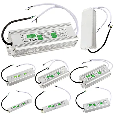 Outdoor Waterproof Power Supply Adapter Transformer AC - DC 12V LED Light Driver • $19.99