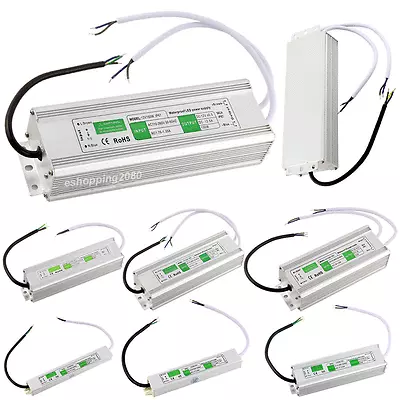 $15.49 • Buy Outdoor Waterproof Transformer Power Supply Adapter LED Light Driver AC-DC 12V