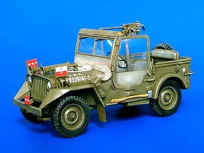 Plus Model 1/35 General Patton's Jeep Conversion For Willys MB Jeep (Tamiya) 243 • $27.95