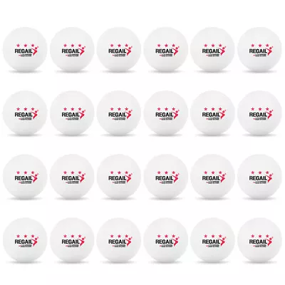 24Pcs 3-Star Table Tennis Balls  Pong Balls Amateur Practice Balls M9J7 • $30.99