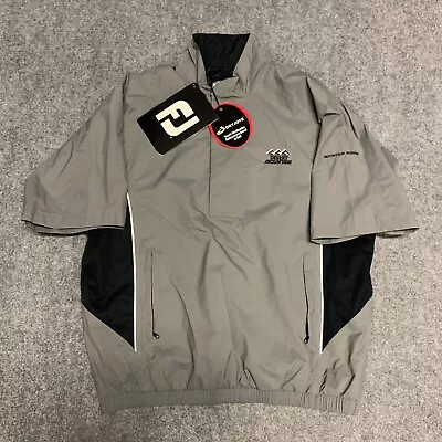 NWT Dryjoys By Footjoy Short Sleeve Wind Rain Shirt Jacket Pullover Sz Large NEW • $93.88