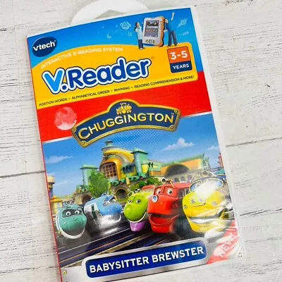 V Reader Interactive Reading Book System Chuggington Babysitter Brewster By Vtec • $19.99