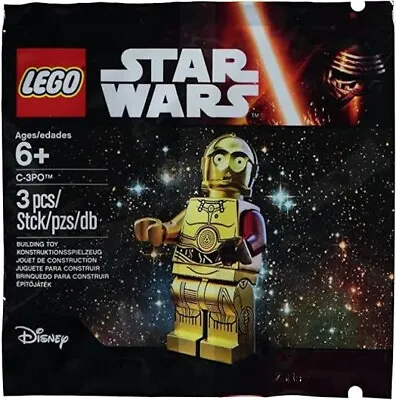 LEGO 5002948 Star Wars C-3PO Polybag Red Arm C3PO The Force Awakens NEW SEALED • $16.50