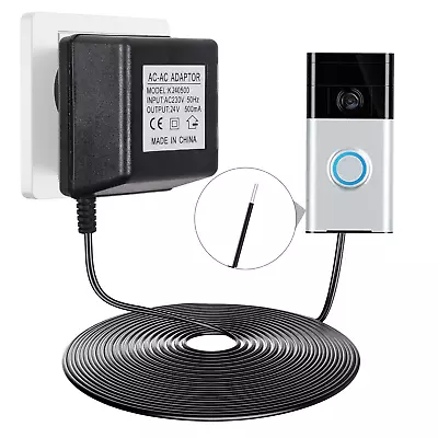 24V 500Ma Doorbell Power Supply Adapter RingNest HelloWyze And Eufy Video Door • $41.71