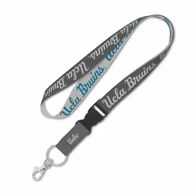 Ucla Bruins Gray Lanyard Key Chain W/detachable Buckle 1  Wide 22  Long • $11.76