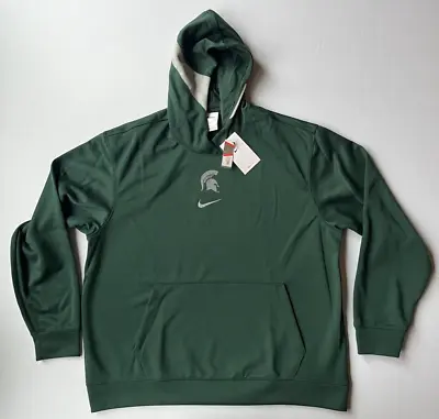 Michigan State University Nike Mens Sz XL NEW NWT Hoodie Sweatshirt MSU Spartans • $51.49