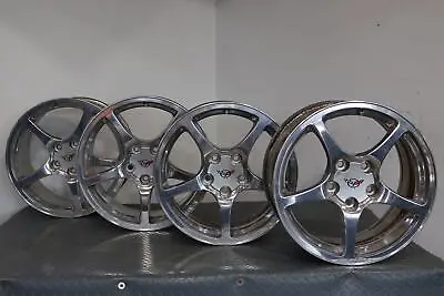 00-04 Chevy C5 Corvette Set Of 4 Staggered 5 Spoke QF5 Wheels (Marks In Finish) • $998