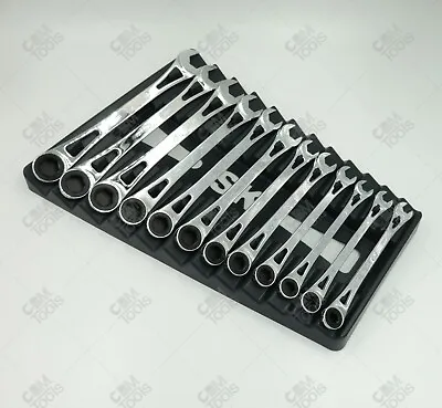 SK Hand Tools  12pc 6pt Metric Combination Chrome X-Frame Wrench Set 80019 • $288.53