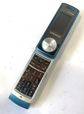 $24.99 • Buy Samsung Juke SCH-U470 Vintage Cell Phone Verizon Blue AS IS UNTESTED