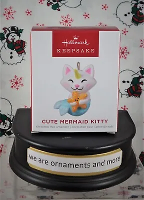 2022 Hallmark Christmas Miniature Ornaments Cute Mermaid Kitty • $11.49
