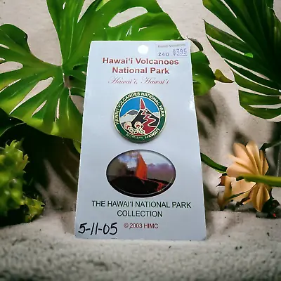 Hawaii Volcanoes National Park Collection Vintage Hat Lapel Pin 2003 • $9.99