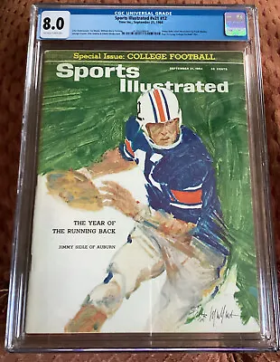 Sports Illustrated 1964 Jimmy Sidle Newsstand  Of Auburn CGC 8.0 Highest Graded • $595