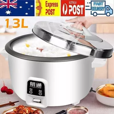 Commercial Rice Cooker 13L Restaurant Hotel Rice Cooker Steamer Non-Stick Pot AU • $109.99