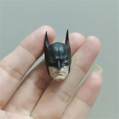 Painted 1/12 Scale The Cartoon Batman Head Sculpt Fit 6  Mezco/Macfarlane Figure • $20.89