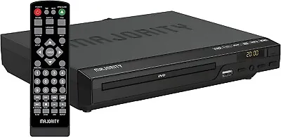 Majority Scholars DVD Player Multi-Region USB Port RCA & HDMI Port W HDMI Cable • $49.95