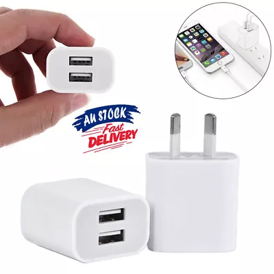 Universal AC Wall Charger Adapter For I Pad I Phone X 8 7 Plus 6S 5 Samsung HTC • $12.69