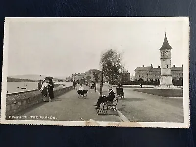 £2.99 • Buy Vintage Postcard The Parade Exmouth Devon 