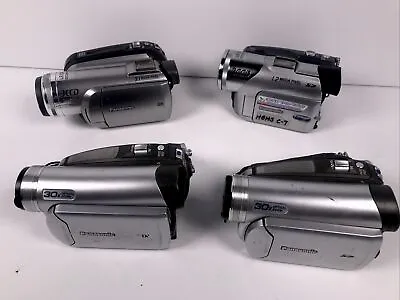 4 Panasonic Camcorders 3CCD PV-GS29 GS39 GS120 GS320 MiniDV Mini Dv Cassette • $74