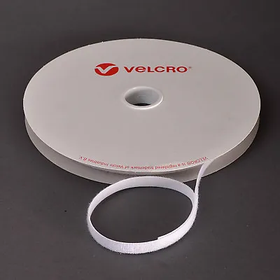 VELCRO® Brand ONE-WRAP® 20mm Cable Tie White Double Sided Hook / Loop Strapping • £8.99