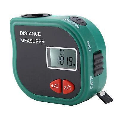 Handheld Ultrasonic Distance Meter LCD Tape Measure Tool For Precise • £15.53