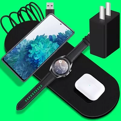 3 In 1 Phone/Watch/Earphone QI Wireless Dock Adapter Charger For Nokia 8 Sirocco • $39.62