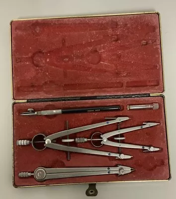 Vemco - Drafting Tools Technical Drawing Instruments -Vintage Set With Case • $9.99