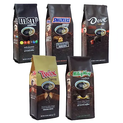 Candy Bar Coffee Variety Pack - Snickers Twix Milky Way Dove And M&M Flavors • $43.99