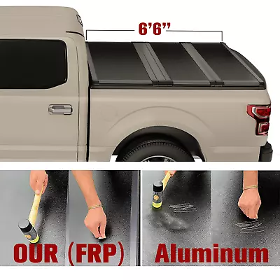 FRP Hard Tri-Fold Tonneau Cover Truck Bed For Ford 2015-2023 F150 6.5FT 78.9  • $438.99