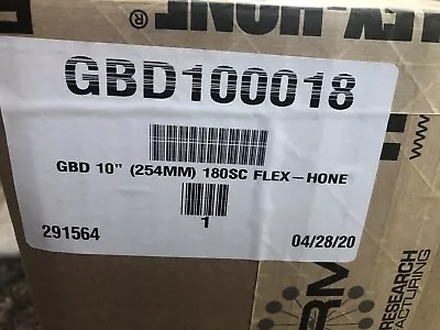 GBD100018 FLEX-HONE 10.000  (254mm) Bore 34  OAL 180 Grit Silicon Carbide • $175