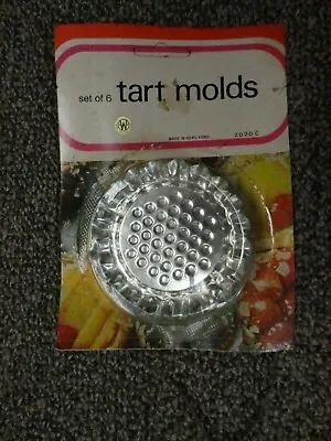 2 Packages Vintage Tart Molds Total Of 12 Molds  • $28