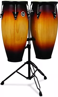 Latin Percussion LP City Wood Congas 10  & 11  Set - Vintage Sunburst 11-inch  • $591.20