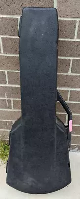 Vintage Black Gibson Guitar Case - Hardshell - Blue Interior - As Is • $100