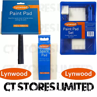 Lynwood Paint Pad Set Pad Spare Refill Pad Builders Painting DIY • £5.38