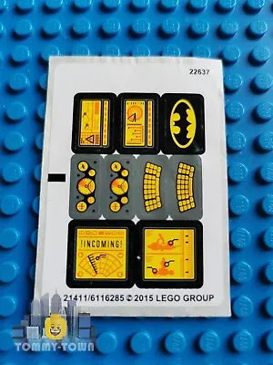 £3.49 • Buy Lego Super Heroes STICKER SHEET ONLY For Set 76034 The Batboat Harbour Pursuit