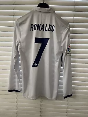 Real Madrid Ronaldo Liga Portugal 8 Player Issue Adizero Shirt Adidas Jersey • $1250