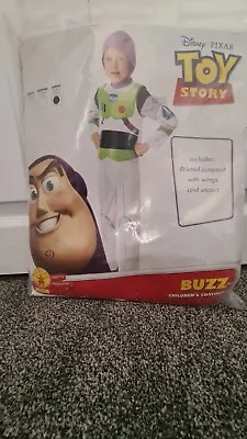 £25 • Buy Rubies Disney Buzz Lightyear (Toy Story) Fancy Dress Costume Age 7-8 Halloween 