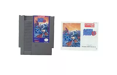 Mega Man 3 (Nintendo NES 1990) CART + MANUAL TESTED Free Shipping • $47.49