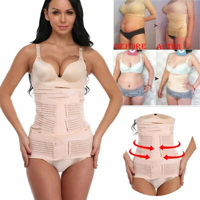 £22.79 • Buy Postpartum Belt Recovery Bandage Pregnancy Belly Support After Birth Body Shaper
