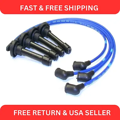 Blue Spark Plug Ignition Wire Set HE57 For HONDA CIVIC B16 ACURA INTEGRA B18 • $55.05
