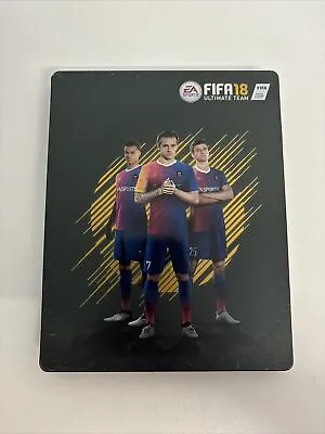 FIFA 18 Ultimate Team Steelbook PlayStation 4 PS4 - Mint Disc Free Postage • $20