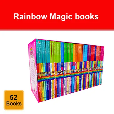 A Year Of Rainbow Magic Fairy 52 Books Children's Pack Box Set By Daisy Meadows  • £37.04