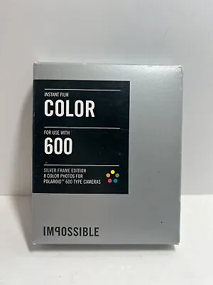 NEW Old Stock Impossible Project Film 600 Color  Silver Frame Edition NOS • $29.98