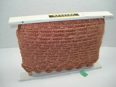 Vintage Brown Upholstery Trim By Mansure Drapery And Upholstery 36 Yards • $14.99