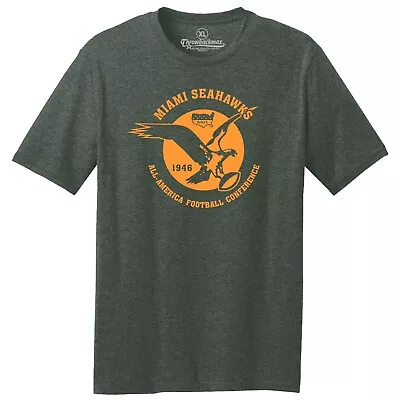 Miami Seahawks AAFC 1946 Football TRI-BLEND Tee Shirt - Dolphins • $22